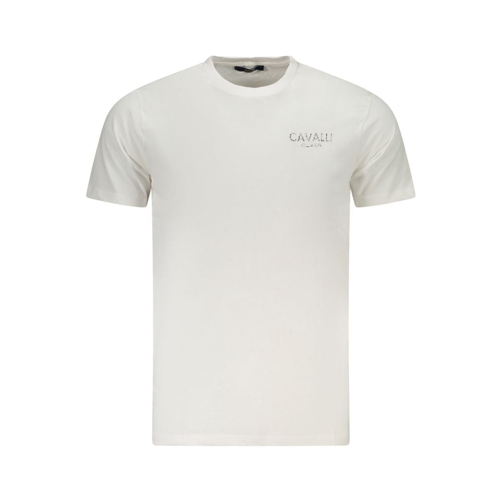 White Cotton Men's T-Shirt
