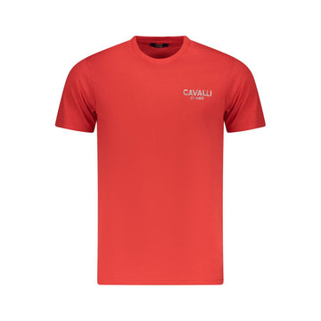 Red Cotton Men T-Shirt