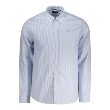 Light Blue Cotton Men Shirt