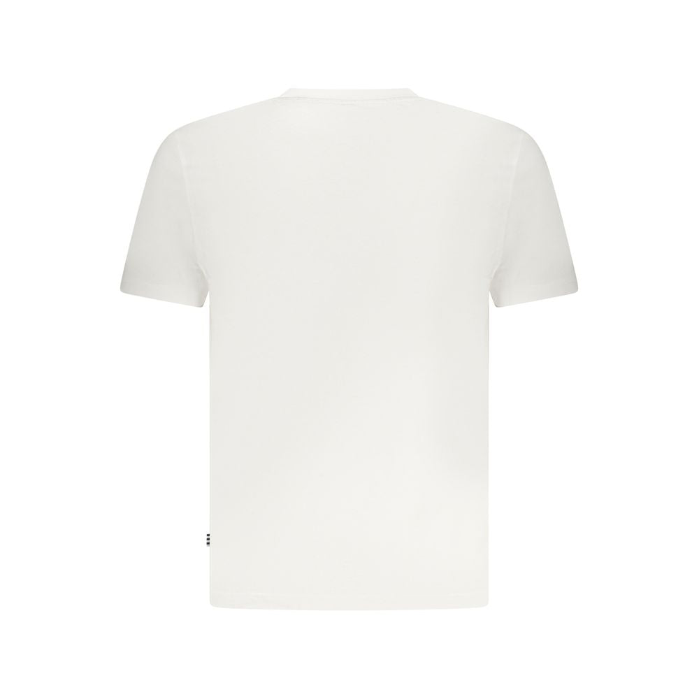 White Cotton Men T-Shirt
