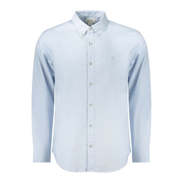 Light Blue Cotton Men Shirt