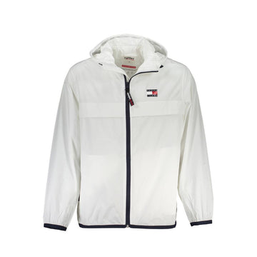 White Recycled Nylon Men Jacket
