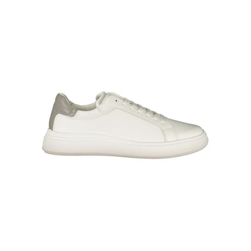 White Polyester Sneaker