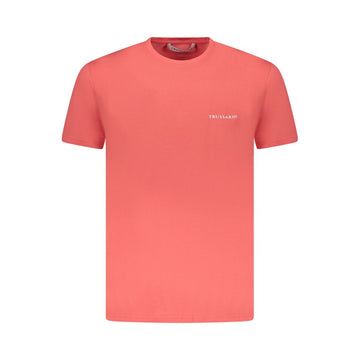 Pink Cotton Men T-Shirt