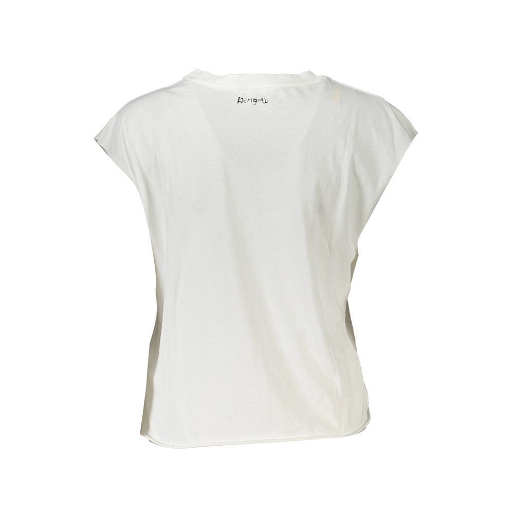 White Cotton Women Top