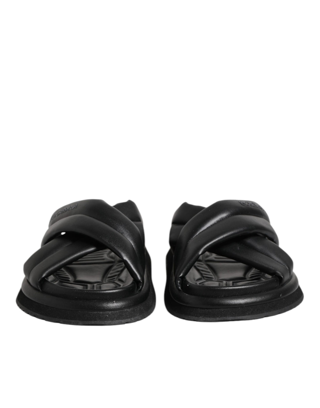 Black DG Logo Slides Sandals Beachwear Shoes