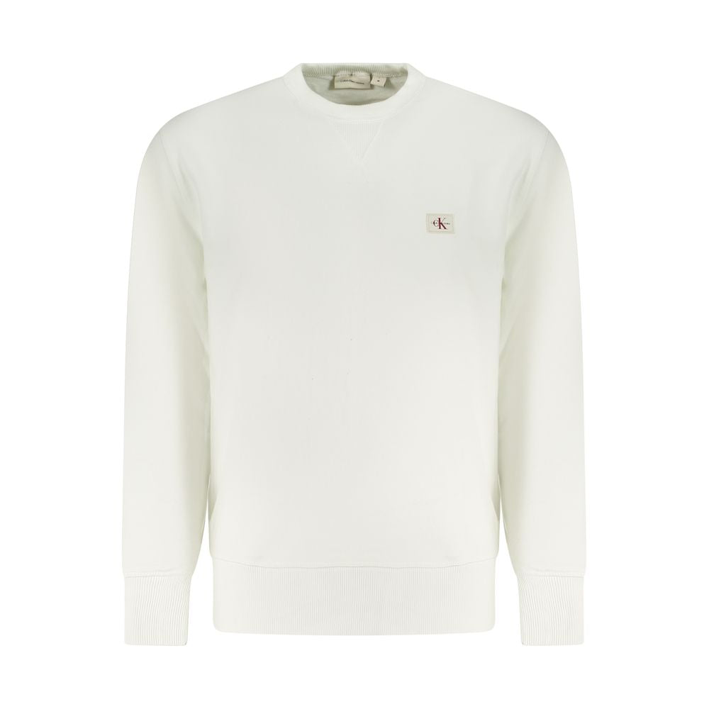 White Cotton Men Sweater