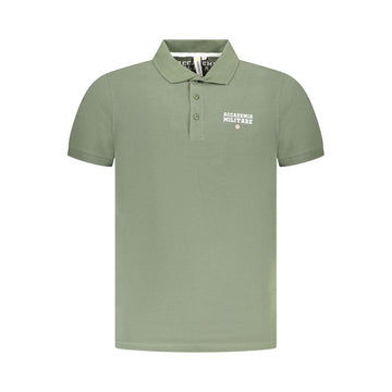 Green Cotton Polo Shirt