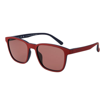 Red Stainless Steel Sunglasses