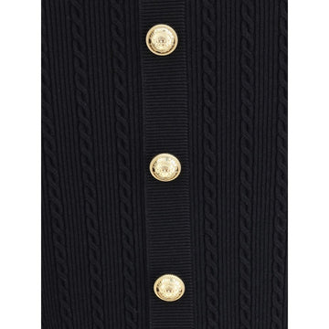 Gold Viscose Midi Skirt