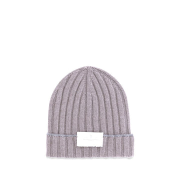Beige Cashmere Beanie