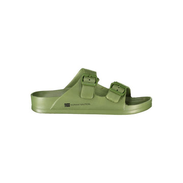 Green Plastic Men Sandal