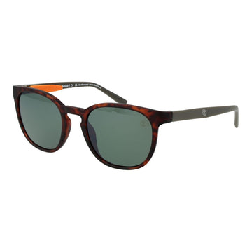Brown Stainless Steel Sunglasses