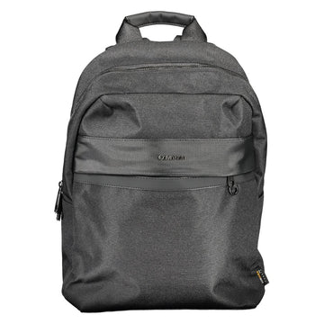 Black Polyester Backpack