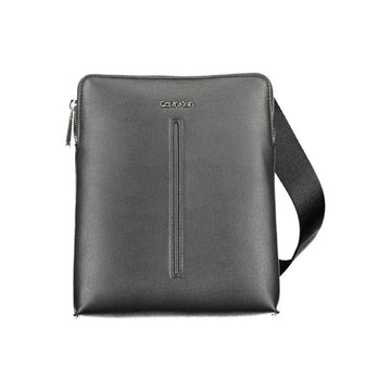 Black Polyester Shoulder Bag
