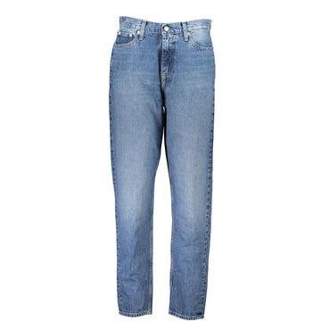Blue Cotton Women Jean