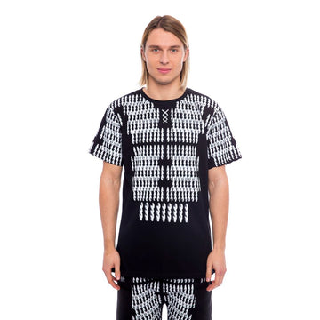 Black Cotton Men T-Shirt