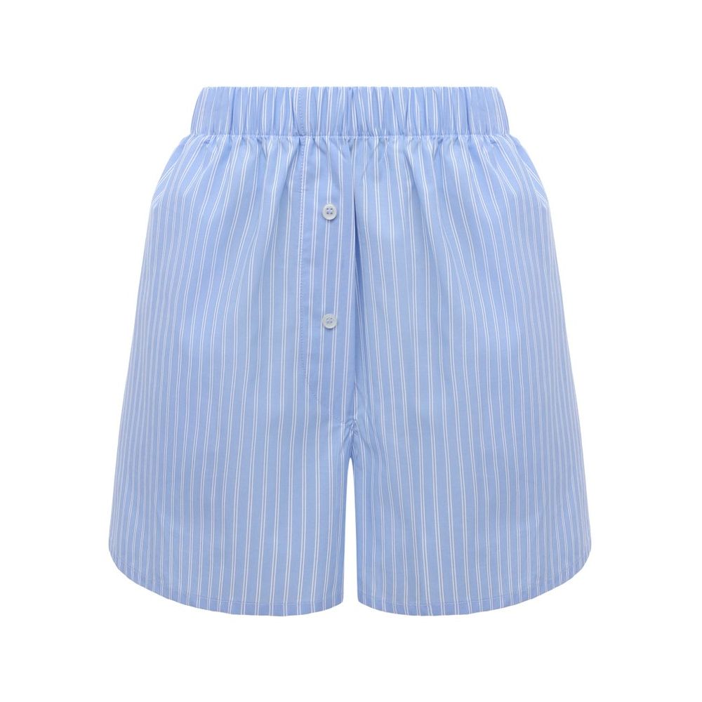 Blue Cotton Short