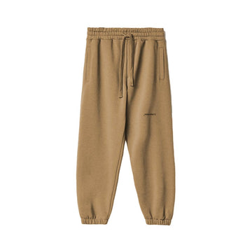 Brown Cotton Men Sweatpant