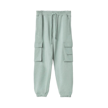Gray Cotton Men Cargo Pant