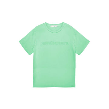 Green Cotton Women T-Shirt