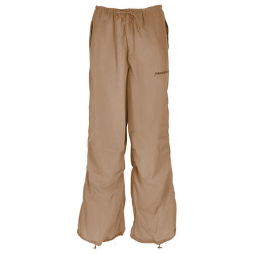 Brown Nylon Women Trouser