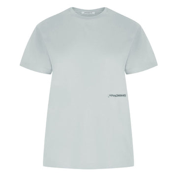 Gray Cotton Women T-Shirt