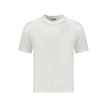 White Cotton Men T-Shirt