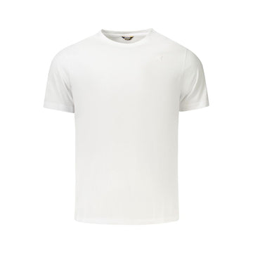 White Cotton Men T-Shirt