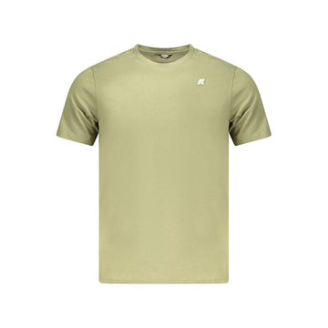 Green Cotton Men T-Shirt
