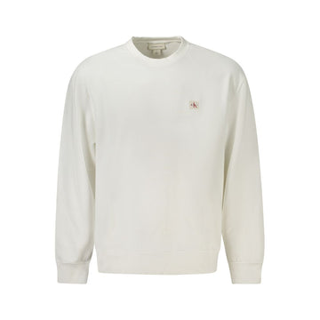 White Cotton Men Sweater