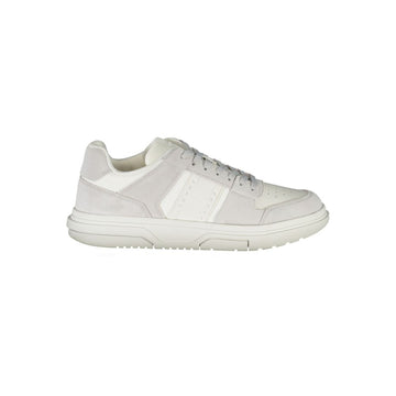White Polyester Sneaker