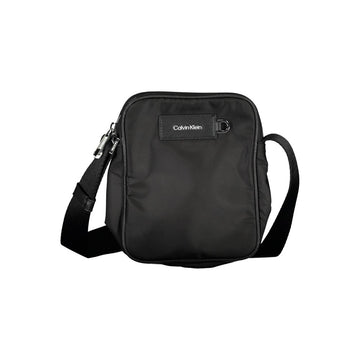 Black Polyester Shoulder Bag