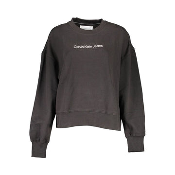 Black Cotton Women Sweater