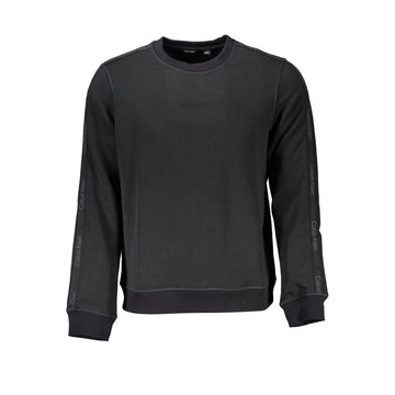 Black Polyester Men Sweater