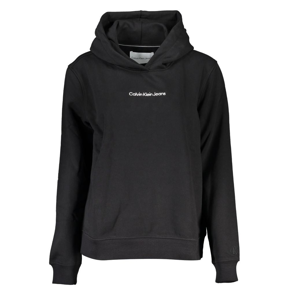 Black Cotton Sweatshirt