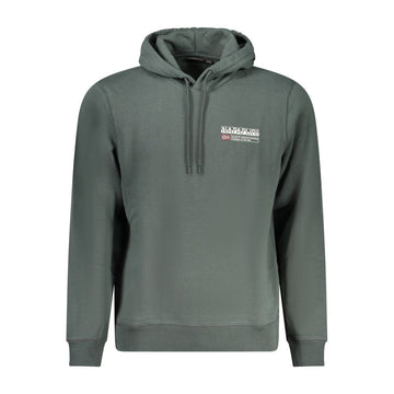 Green Cotton Men Sweater