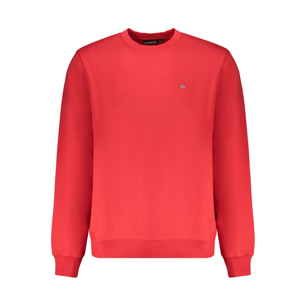 Red Organic Cotton Men Sweater
