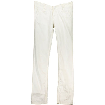 White Cotton Women's Jeans