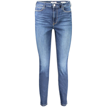 Blue Cotton Women Jeans