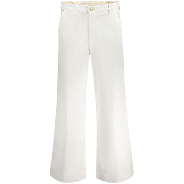 White Cotton Women Jeans
