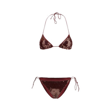 Bordeaux Polyamide Bikini