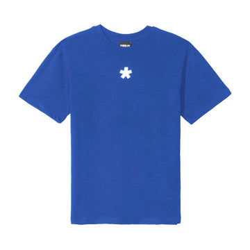 Blue Cotton Women T-Shirt