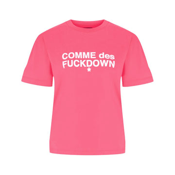 Pink Cotton Women T-Shirt
