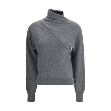 Gray Cashmere Turtleneck