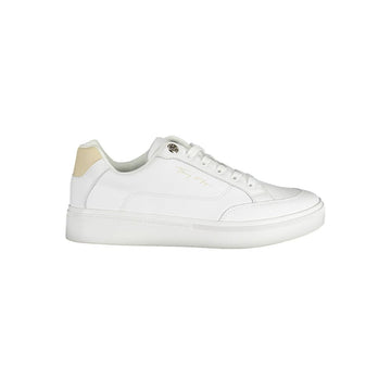 White Polyester Sneaker