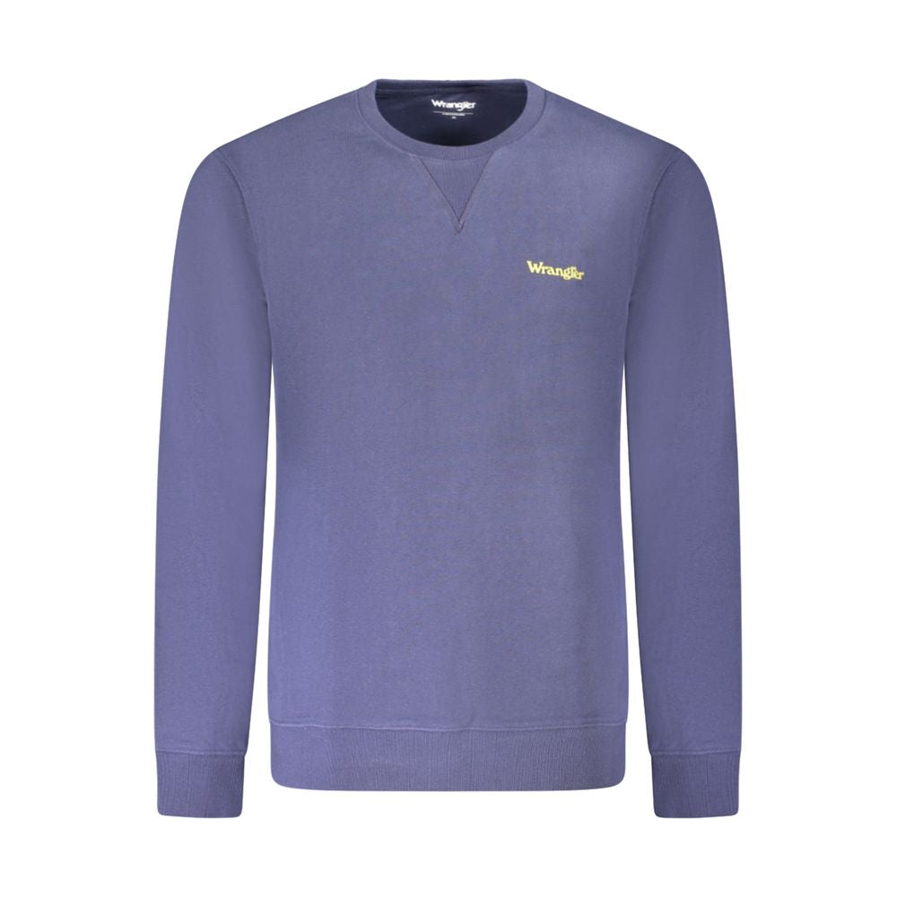 Blue Cotton Men Sweater