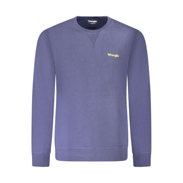 Blue Cotton Men Sweater