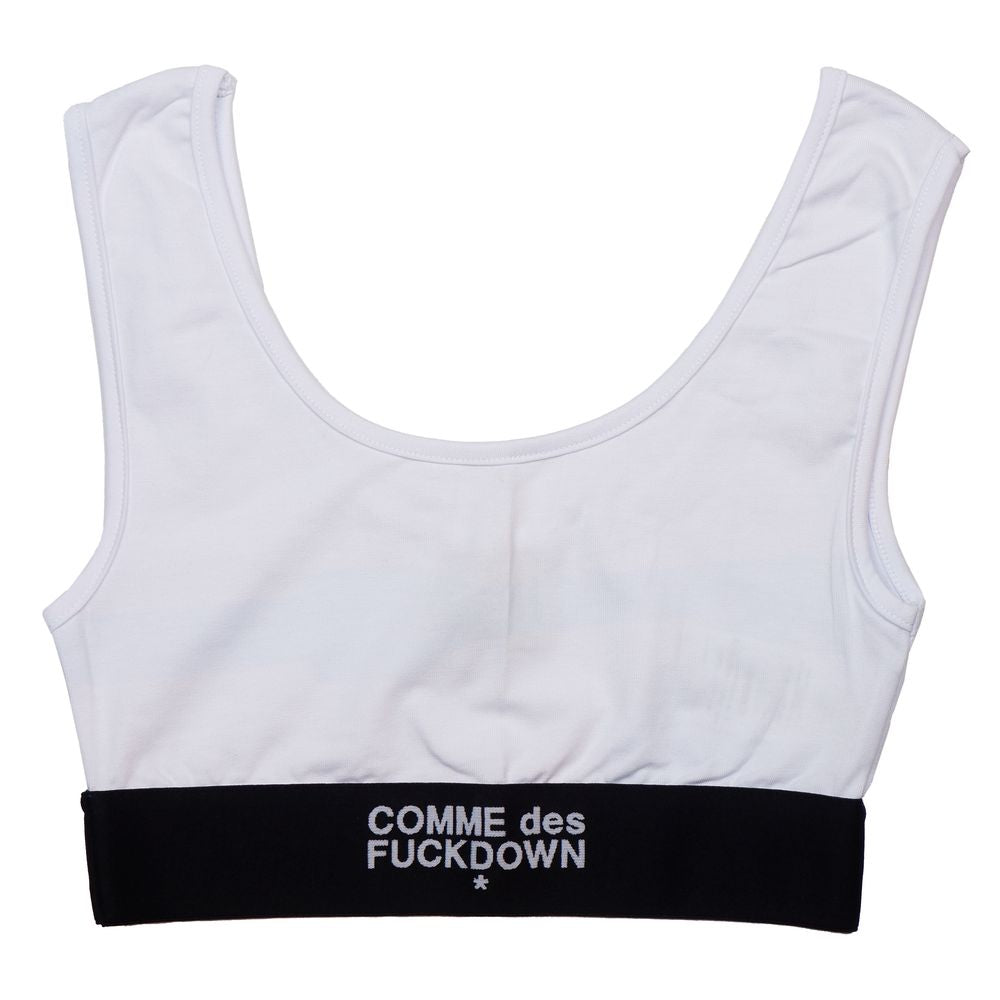 White Cotton Women Top