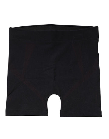 Black Nylon Stretch Boxer Shorts Underwear